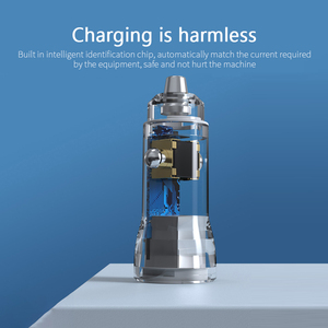 38W A Cユニバーサルポータブルミニカー充電器高互換性自動バッテリー充電器オールモバイル急速充電器Type-C ABS