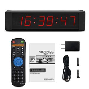Uso interno 1 pollice 6 cifre Display a LED portatile multifunzione digitale orologio Timer con il conto alla rovescia per le funzioni di cronometro - Product Image 5