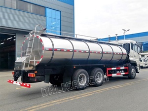 Thương hiệu Mới dongfeng 6x4 Xe Tải Sữa 16 mét khối 304 thép không gỉ sữa tươi Xe tải vận chuyển để bán - Product Image 5
