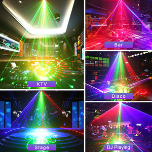 Ysh ไฟเวทีเลเซอร์ LED 3 in 1, เครื่องฉายแสงโต้ตอบลำแสงขนาดเล็กสำหรับการแสดงในไนท์คลับ - Product Image 4