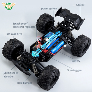 2.4GHz חשמלי מכונית שליטה מרחוק 4wd 1:16 rc מכונית צעצועים פלסטיק rc טנדר בנים מתנה 4*4 rc מכונית - Product Image 2