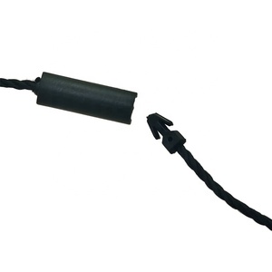 Cordón de nailon personalizado, accesorios de cuerda, cadena de bloqueo para colgar, Etiquetas tejidas para ropa