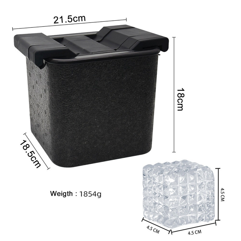 New Polka Dot Square (4 compartments, 4.5cm) Color Box