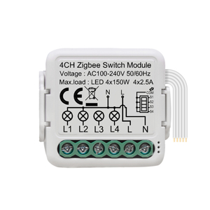 スマートホームデバイスODMOEMウォールマウントTuyaApp Control Zigbeeスイッチモジュールトリガーリレー (ニュートラルラインなし) - Product Image 4