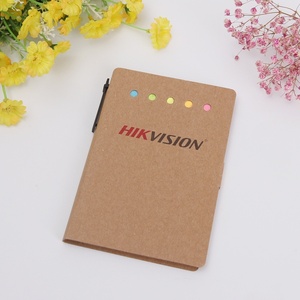 Juego de notas adhesivas de papel Kraft personalizadas N Times Bloc de notas rasgado para impresión creativa de logotipos Práctico bolígrafo y Bloc de notas para regalos - Product Image 2