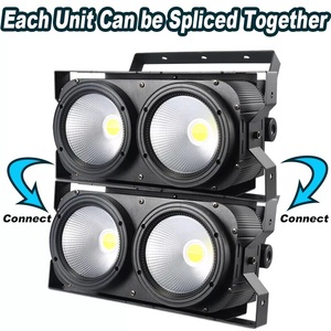 LED jaluzi ışık yüksek kalite 2*100W 2 gözler ışıkları COB LED blinder sahne ışığı - Product Image 2