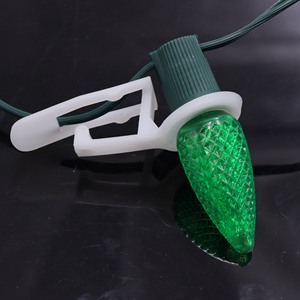 屋根クリップ,休日保持C9電球吊りクリスマス照明O字型プラスチック溝 - Product Image 3