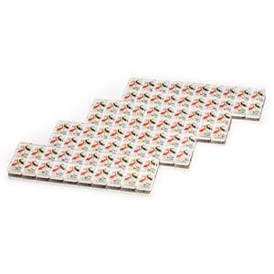 Amerikan Mahjong seti UV baskı Logo özelleştirilmiş desen Mahjong hattı renkli baskılar ile 166 kalite akrilik fayans - Product Image 2