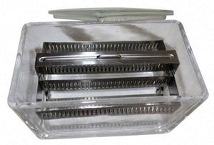 MSLSDT01 <strong>Laboratory</strong> <strong>Use</strong> Glass <strong>Microscope</strong> <strong>Slide</strong> Staining Dish Tray Lid Cover - Product Image 5