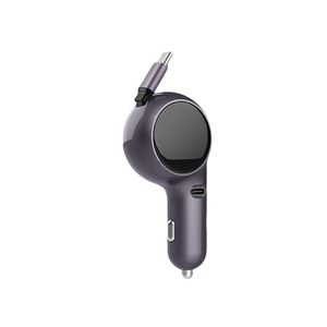 60W Super Fast Multi-Function Car Charger Telescopic Type-C Wall Charger 30W PD <strong>Output</strong> Quick Charging <strong>CCS</strong> Connection Phone - Product Image 1