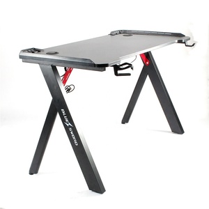 Judor, venta al por mayor, escritorio LED moderno para juegos, mesa de PC de pie, mesa de ordenador de escritorio con LED - Product Image 6