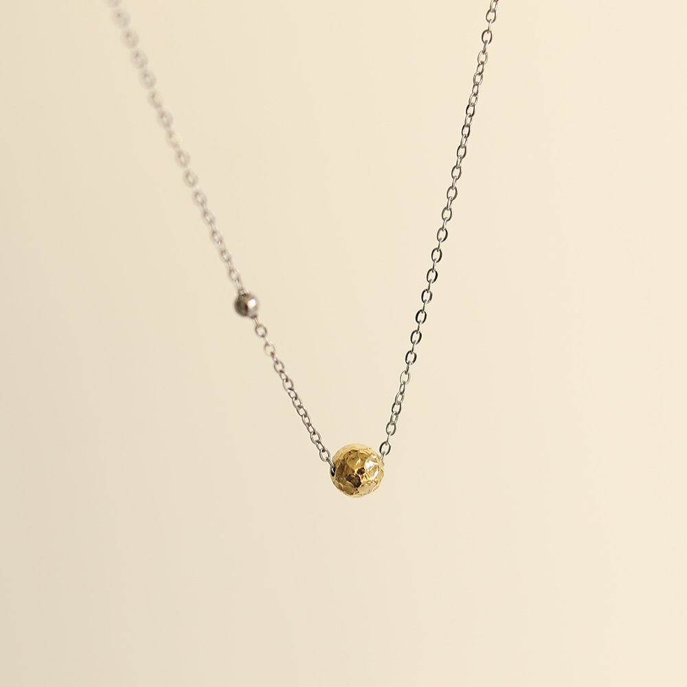 18K chapado en oro + plata
