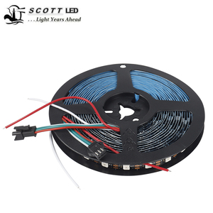 1 Led 1ตัดสีดำ Pcb กันน้ำ SK6812แสงเชือกที่มีความยืดหยุ่นโปรแกรมสร้างใน5050พิกเซลนำแถบ RGB SMD 30led IP65 - Product Image 6