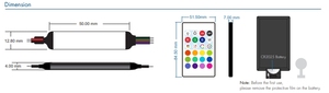 F3-S 3CH * 1,5 A 12-24VDC комплект инфракрасного постоянного напряжения RGB светодиодный мини-ИК контроллер 24 ключа пульт дистанционного управления для 5 м RGB полосы света - Product Image 6