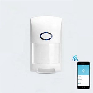 Cian precio de fábrica montado en la pared alimentado por batería Tuya WiFi inalámbrico inteligente infrarrojo PIR Sensor de movimiento para sistema de alarma para el hogar - Product Image 1