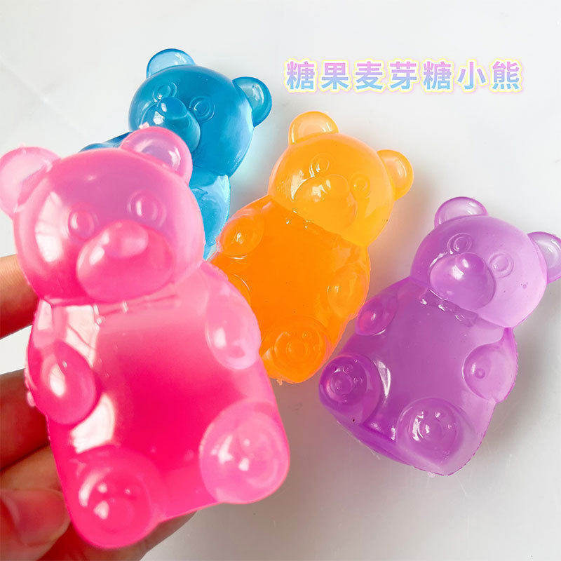 ของเล่นบีบได้รูปหมีมอลโทส (สีสุ่ม)