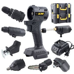KM Professional Multifunktions-Elektrowerkzeug-Kombination skit 7-in-1-Akku-Akku-Elektrowerkzeugset mit Lithium batterie - Product Image 4