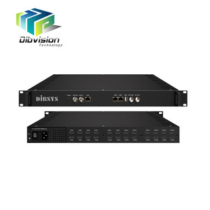 (MSM623)16 HD-MI and 8 Fta Tuners DVB-S/S2/S2X <strong>Inputs</strong> to QAM DVB-<strong>C</strong> Rf <strong>Output</strong> Encoder Modulator Headend Equipment IPTV System - Product Image 4