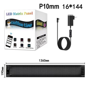 RGX <strong>USB</strong> Plug and Play P6mm <strong>LED</strong> <strong>Matrix</strong> Panel 190*1800mm APP <strong>Control</strong> Soft Panel Pastable Car Window Glass LEDdynamic <strong>Display</strong> - Product Image 3