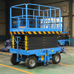 Plataforma elevadora de tijera hidráulica para una fácil carga y descarga Altura ajustable y durabilidad superior - Product Image 1