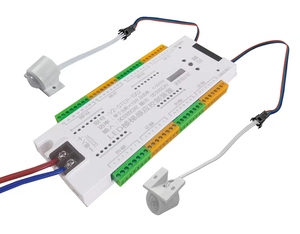 Sistema de controlador de iluminación de escalera inteligente con 20 tiras de led automático Sensor de movimiento PIR LED Sistema de controlador de iluminación de escalera - Product Image 1