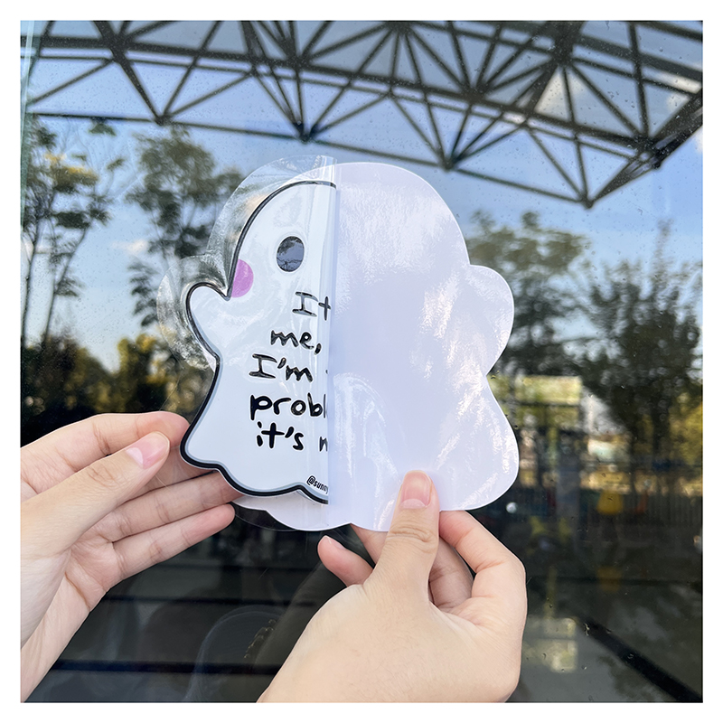 Ejemplo de Cling Clear Static Window 01