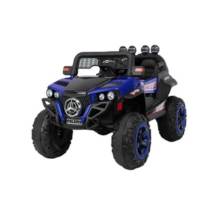 Electric Kids Cars with Remote Control 12v Ride-on Baby Car 2-13 <strong>Years</strong> Old <strong>Four</strong> Wheels Pedal Power Light Features Double Seat - Product Image 1