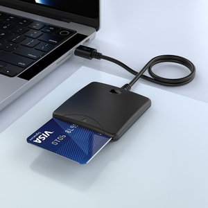 CAC Smart Card lettore di Smart Card con connessione USB compatibile più sistemi operativi EMV Smart Card - Product Image 3