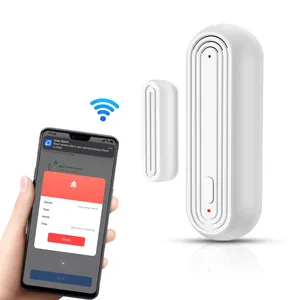 WiFi门传感器报警，图雅智能窗接触传感器应用免费实时发送警报，无线家庭安全系统 - Product Image 1