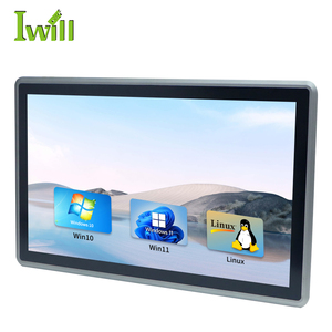 21,5 Zoll Embedded Fanless Industrial Touch Panel PC J6412 I7 CPU Alle ein Linux-Betriebs computer verfügbar Lager - Product Image 4