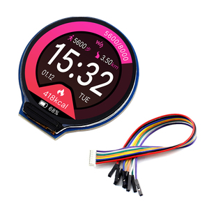 1.28 inç yuvarlak LCD ekran modülü IPS ekran 65K RGB renkler ahududu Pi Jetson Nano için 240*240 SPI arayüzü