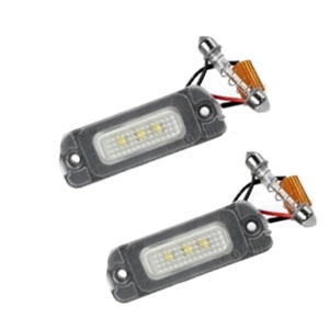 メルセデスベンツAMGW164 X164 W251 GL350 <span class=keywords><strong>GL450</strong></span> GL500 GL550ML320オートアクセサリーカースタイリング<span class=keywords><strong>LED</strong></span>ナンバープレートライトランプ用