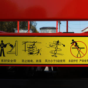 Xe nâng người dạng kéo cắt điện 4-14m, nâng cao 6m 8m 10m 12m 14m, giàn giáo di động, xe nâng thủy lực điện - Product Image 4