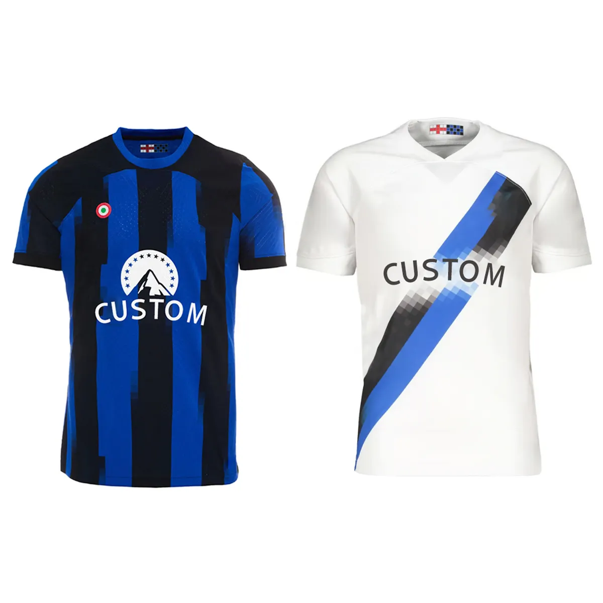 Camiseta de fútbol personalizada para hombre a la venta, camiseta de fútbol Inter de Milán, jugador de club de calidad tailandés, versión deportiva