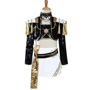 Kostum <span class=keywords><strong>Cosplay</strong></span> emas hitam Korps SAE, kostum panggung Korps penyihir Anime, <span class=keywords><strong>Cosplay</strong></span> Zoe Lumi - Product Image 3