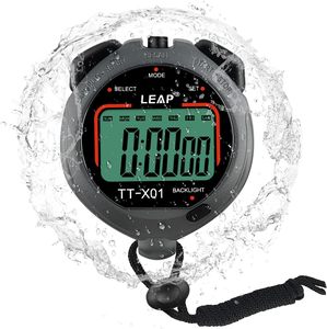 Timer sportivo TT-X01 con orologio con cronometro impermeabile con luce notturna - Product Image 1