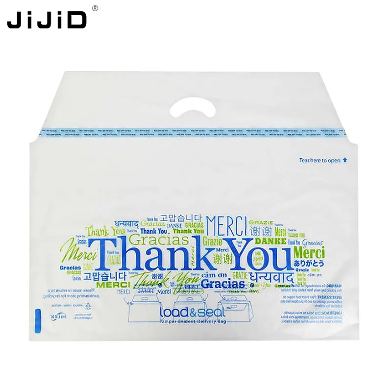 JiJiD-Bolsa de transporte desechable con sello, bolsa de plástico con logotipo