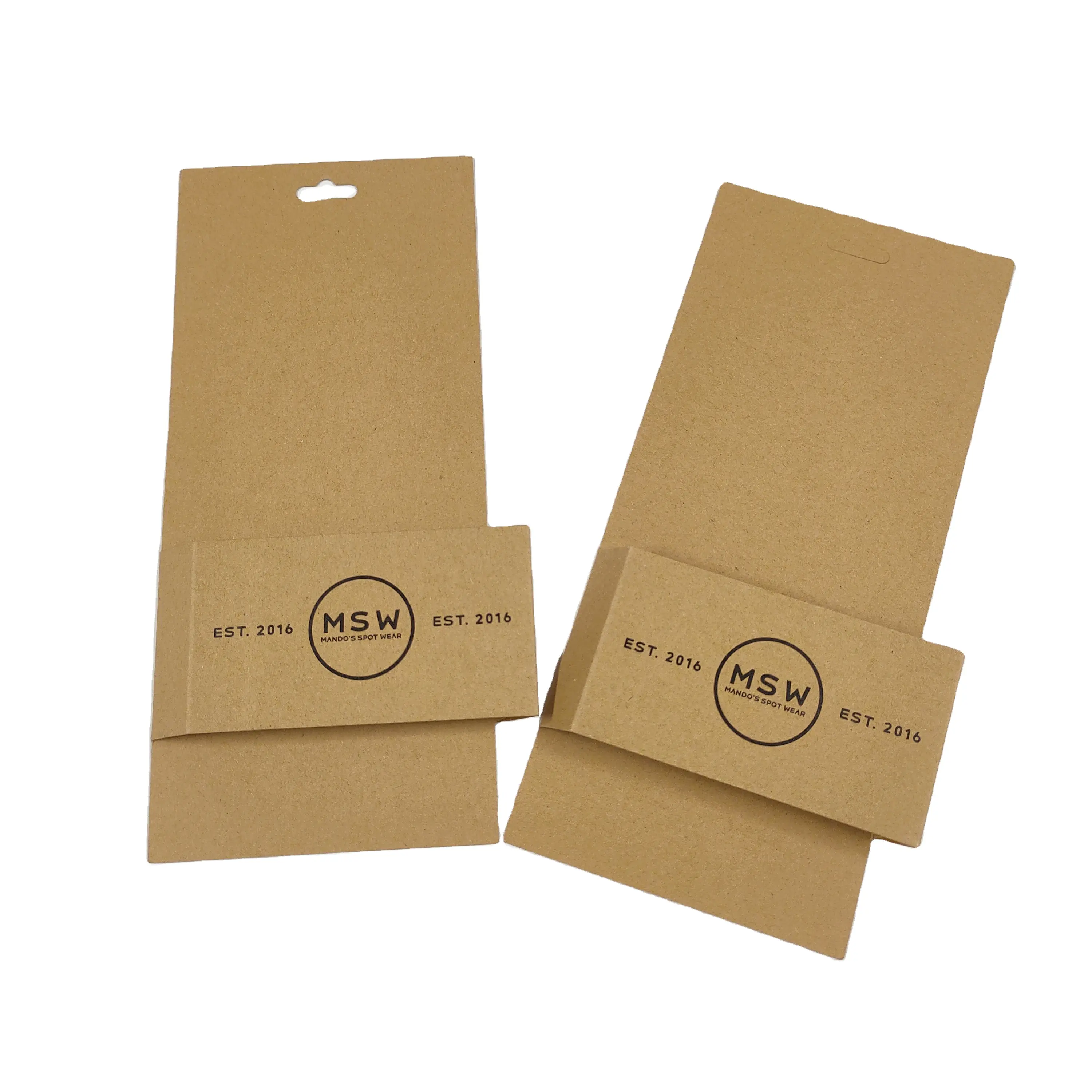 Benutzer definierter Druck und Größe Weiße Kraft papier hüllen Selbst klebende Siegel papiers ocken Verpackung