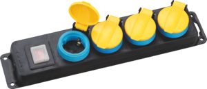 Toma de corriente de extensión de enchufe múltiple IP44 16A personalizable a la venta fácil de usar con soportes a prueba de agua - Product Image 2