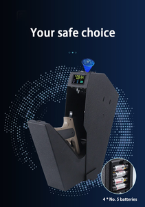 ホテル用キーロックと指紋パスワード付きポータブル盗難防止ミニガンボックスホーム使用保証金 - Product Image 6