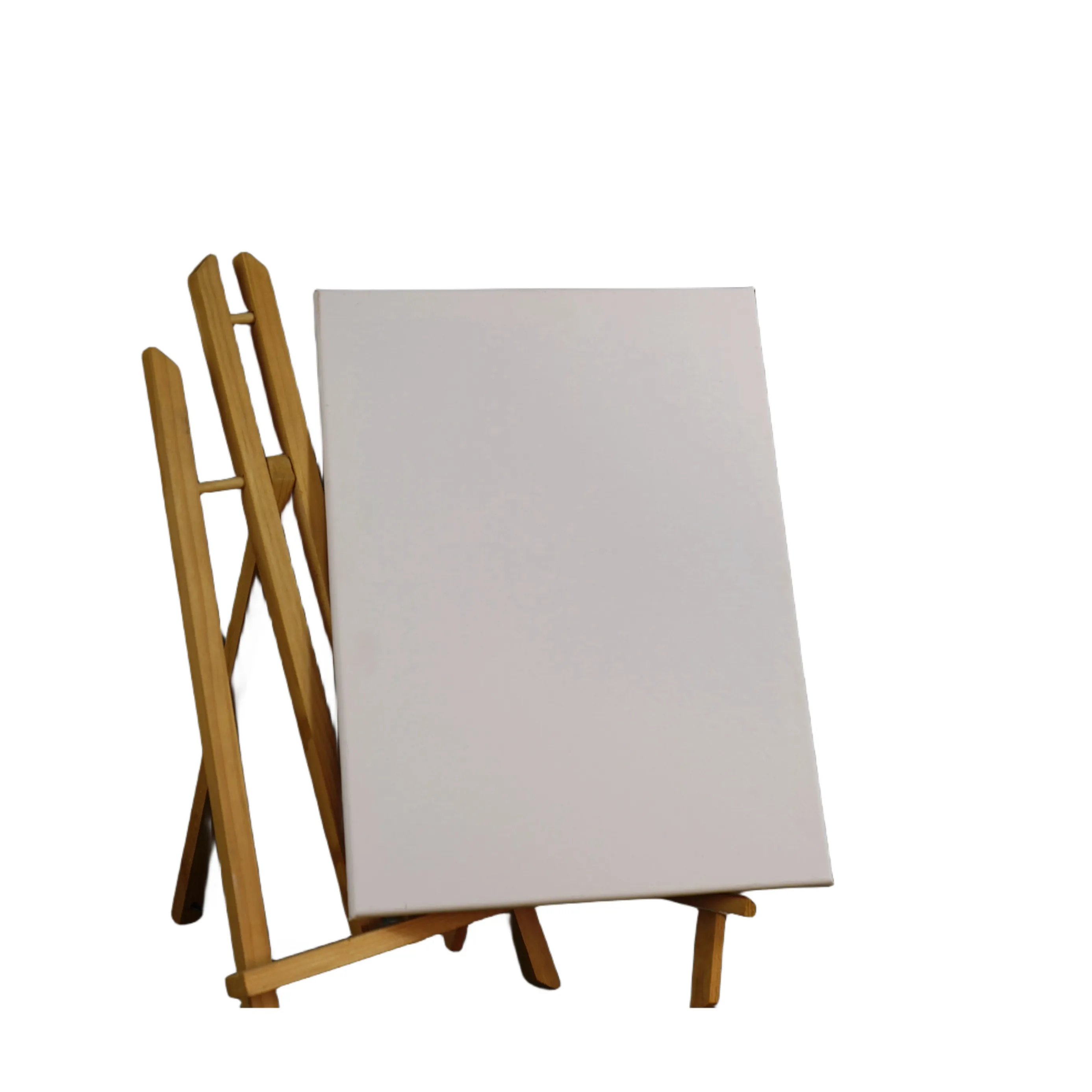 Tela bianca 40x50 tela allungata in bianco di dimensioni personalizzate con cornice in legno di pino per la pittura