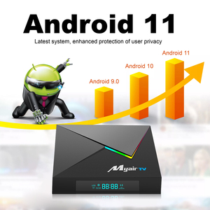 GYS sıcak Myair Amlogic S905X4 Set Top Box X4 2G 8G Internet 8K HD Android 11 akıllı Tv kutusu uzaktan kumanda ile - Product Image 3