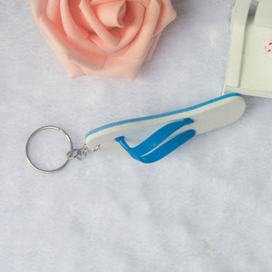 Parmak arası Sandal anahtarlıklar Hawaii Mini Eva eğlenceli anahtar zincirleri sırt çantası çanta bagaj için büyük hediye plaj havuz partileri - Product Image 3