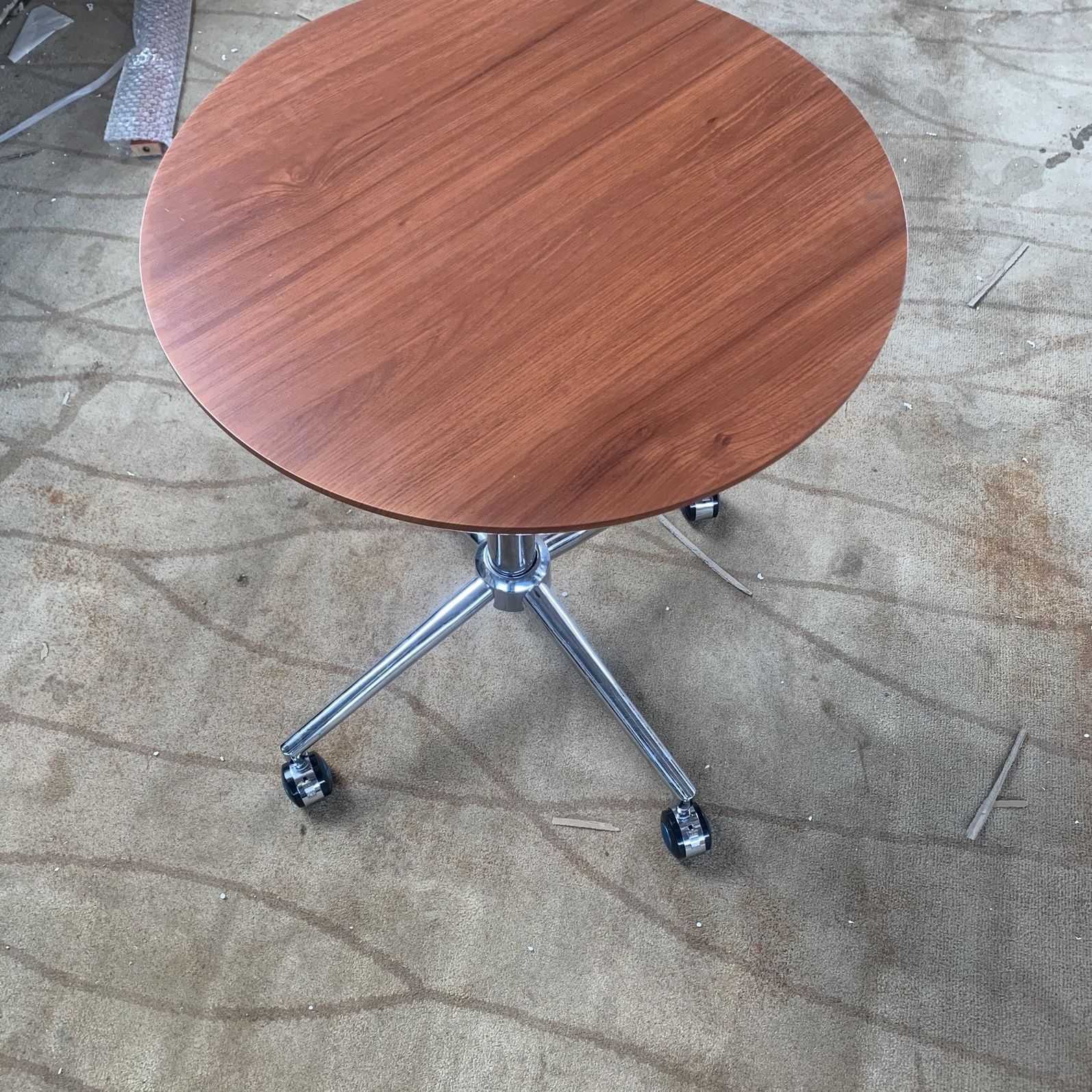 Table basse Cherry 50 ronde réglable en hauteur