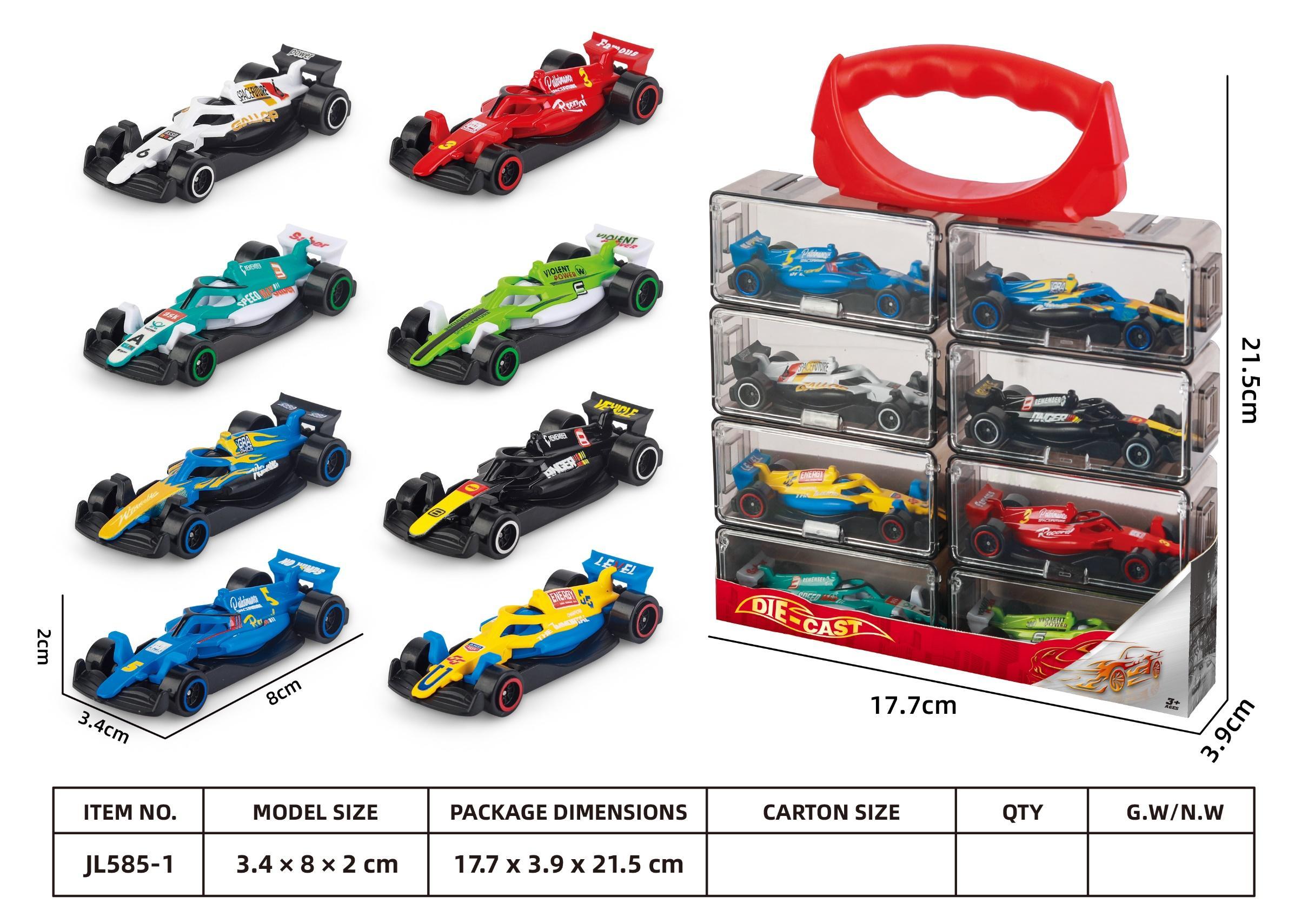 1: 64 auto in lega con catapulta (set da 8) -1