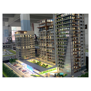 カスタム建築モデル3DモデルOEM ODM建築建築モデル照明付き - Product Image 4