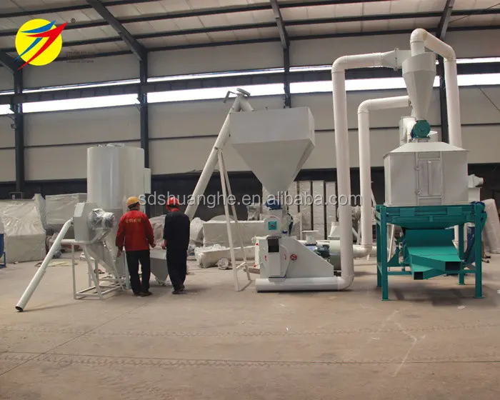 chicken poultry animal feed making machine production line