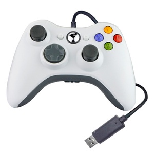 Controlador de juegos USB con cable Joystick Gamepad con motores de vibración dual para consola de juegos Xbox 360 y PC Win7/8/10