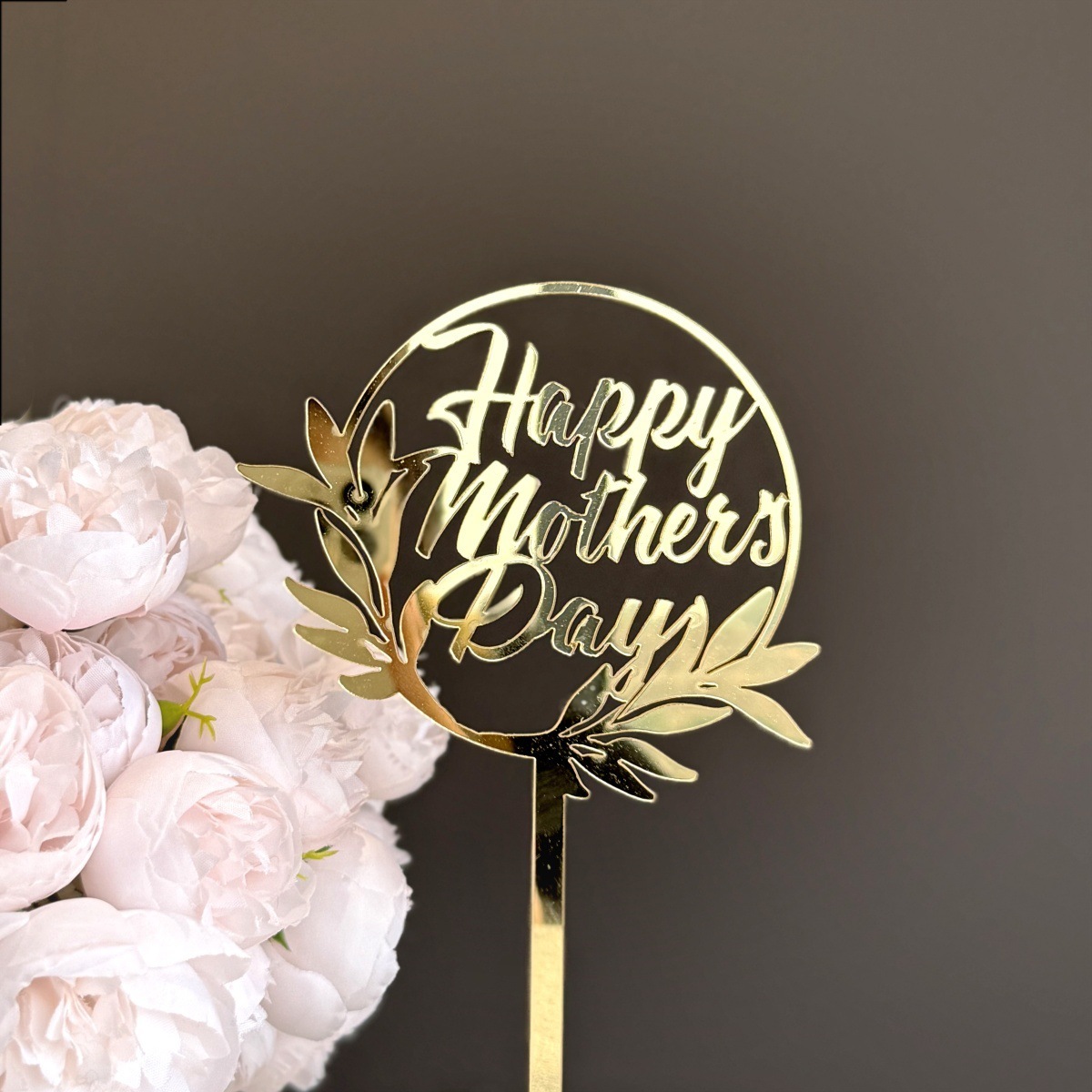 Happy mothers day golden grass