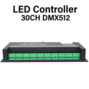 30-канальный 1440 Вт DMX512 светодиодный декодер с постоянным управлением одиночными или цветными лампами для сцены RGB - Product Image 2